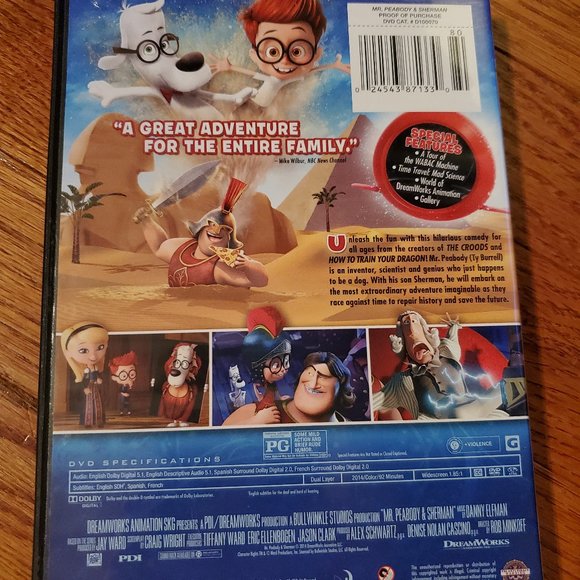 Mr Peabody and Sherman DVD - Picture 2 of 3